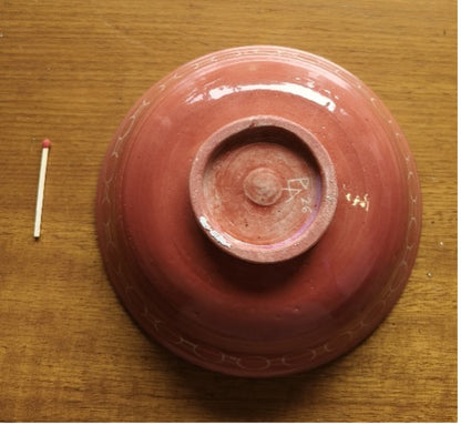 081 Cereal Bowl with Sgraffito