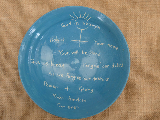 026  Blue glaze breakfast bowl